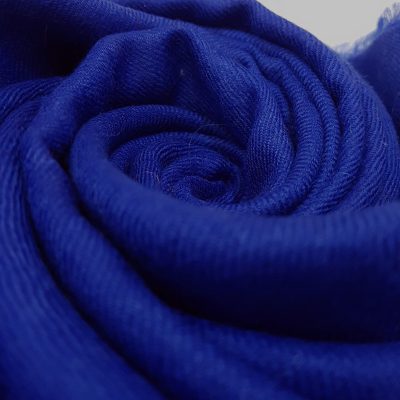 Pashmina Bleu Saphir - Étole 70x190 cm
