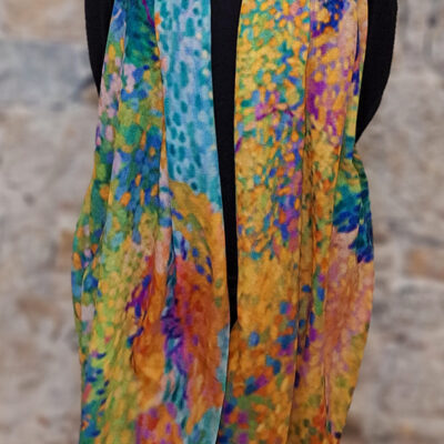 Etole Voile de Cachemire et étamine de Laine Bord de Mer