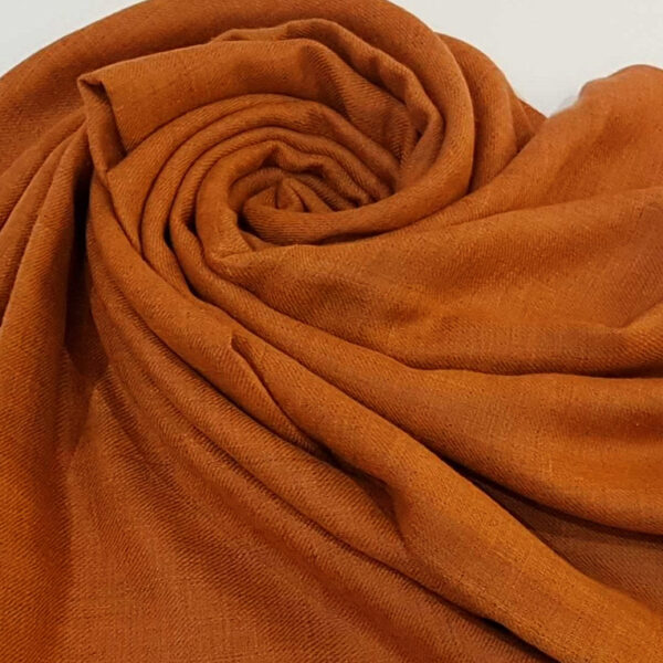 Etole Pashmina Orange Brûlée gros plan