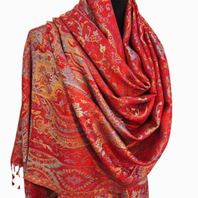 Etole en Soie Jacquard Sierra – 70×190 cm